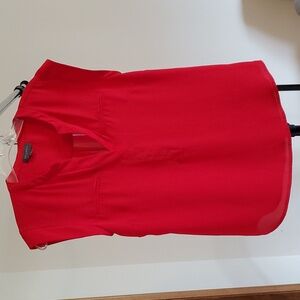 The Limited red sleeveless blouse women's Sz S